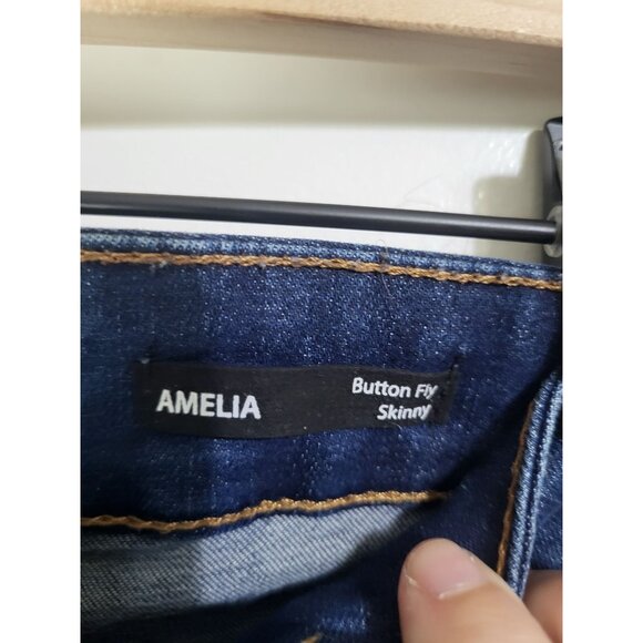 TAHARI Women's SZ 18W Amelia Button Fly Skinny Denim Jeans Classic - Picture 4 of 8